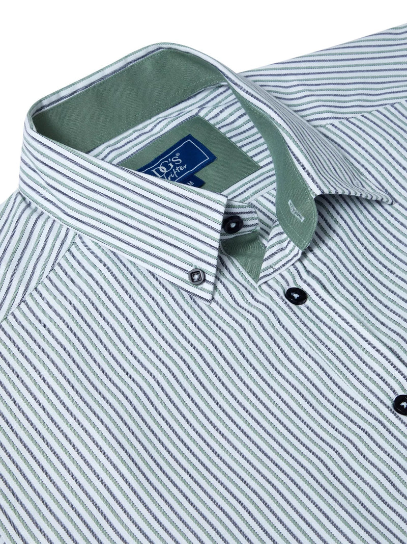 Short Sleeve Casual Shirt - Light Green