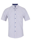 Short Sleeve Casual Shirt - Light Wine