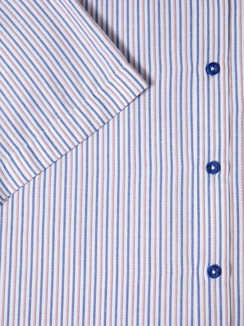 Short Sleeve Casual Shirt - Light Wine