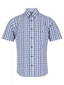 Short Sleeve Casual Shirt - Royal Blue