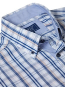 Short Sleeve Casual Shirt - Royal Blue
