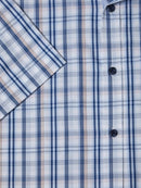 Short Sleeve Casual Shirt - Royal Blue