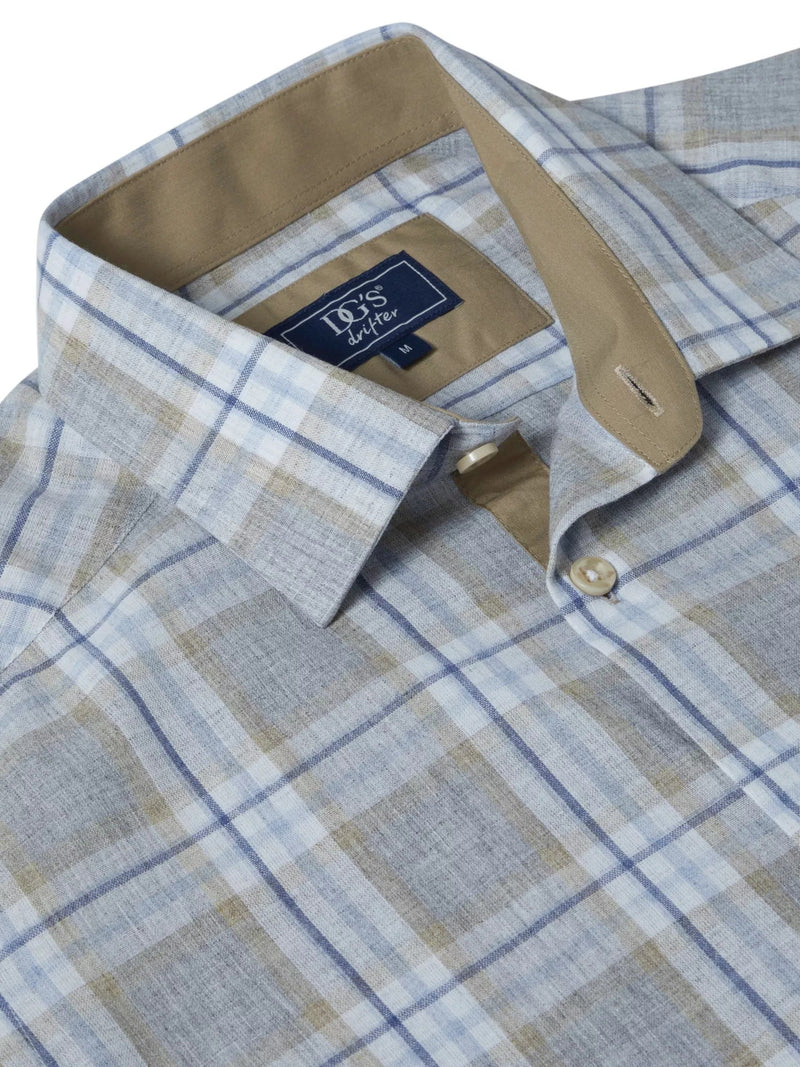 Short Sleeve Casual Shirt - Caramel