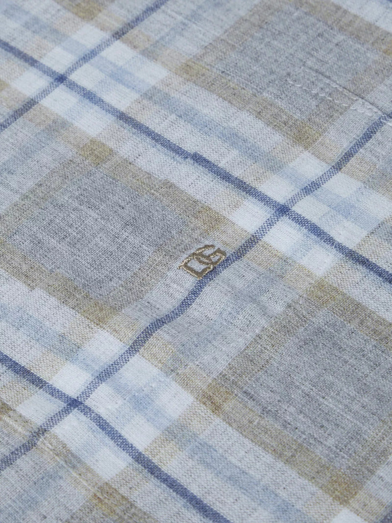 Short Sleeve Casual Shirt - Caramel