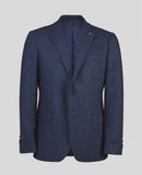 Ennis Jacket - Blue Herringbone