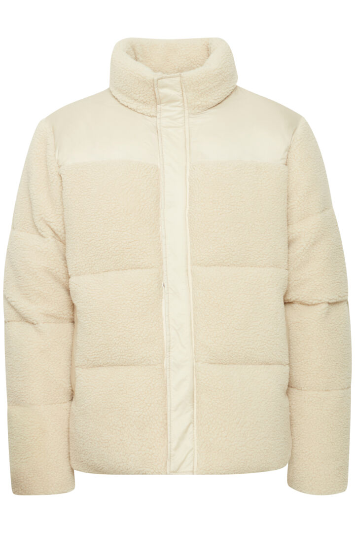 Morgan Pile Puffer Jacket - Oatmeal