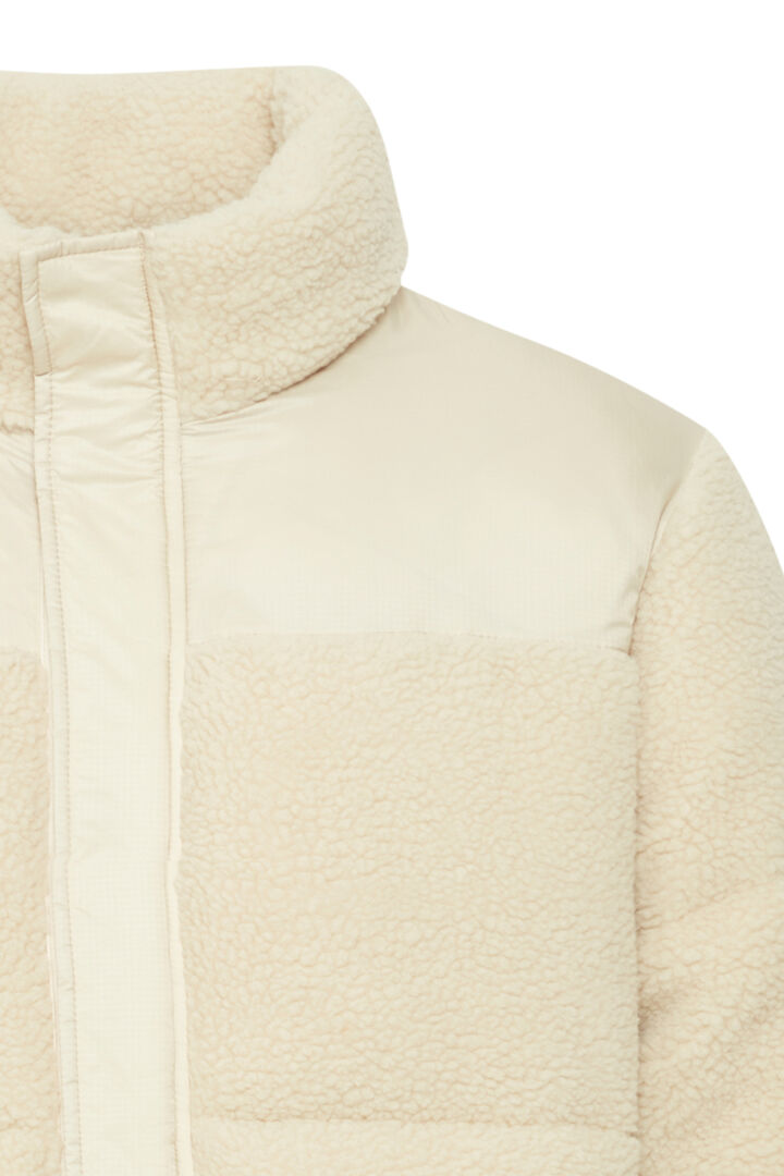 Morgan Pile Puffer Jacket - Oatmeal