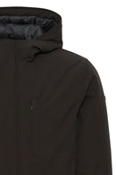 Myles Hooded Coat - True Black