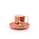 Orla Kiely Set of 2 Espresso Cup &amp; Saucer