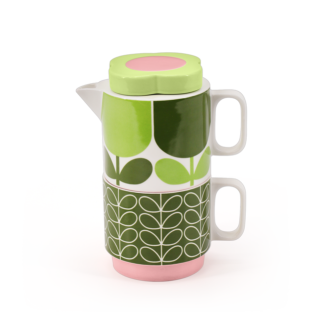 Tea For One - Block Flower Fern