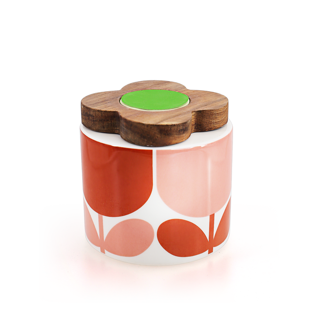 Sugar Pot - Block Flower Tomato