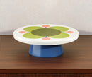 Cake Stand - Atomic Flower Print