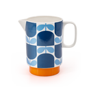 Pitcher Jug - Block Flower Navy