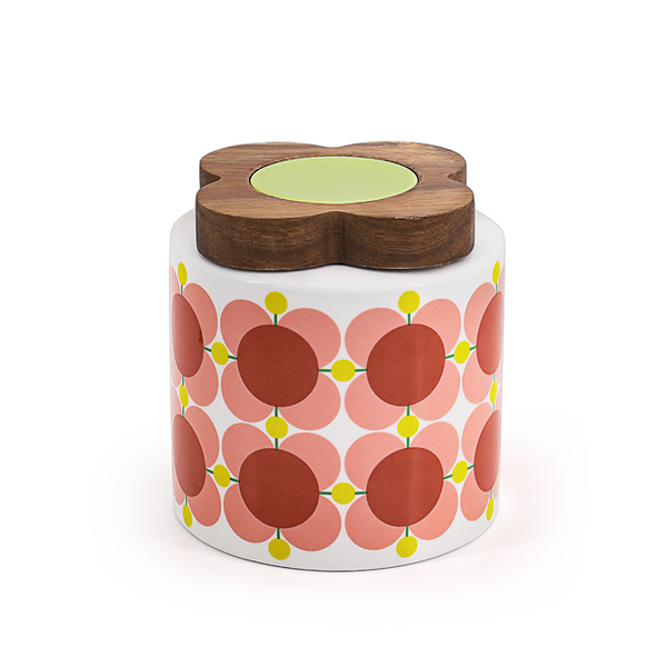 1.1 Litre Storage Jar - Atomic Flower Bubblegum