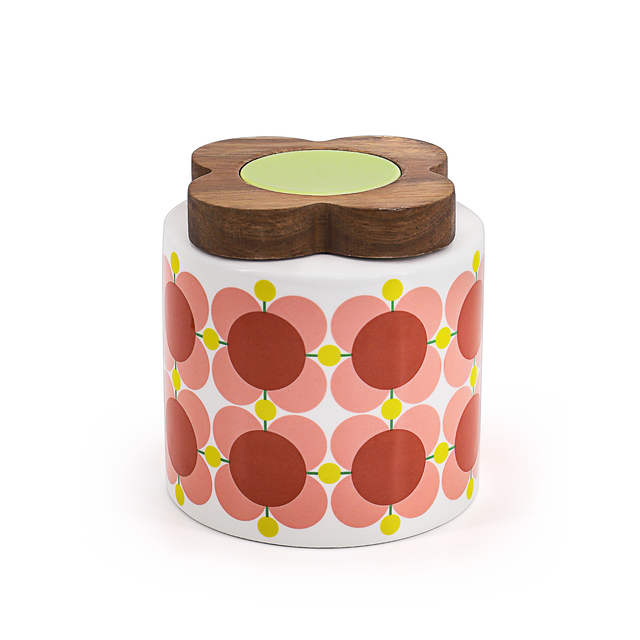 1.1 Litre Storage Jar - Atomic Flower Bubblegum