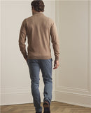 Carn 1/4 Zip Jumper - Sandy Brown