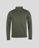 Carn 1/4 Zip Jumper - Green