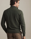 Carn 1/4 Zip Jumper - Green