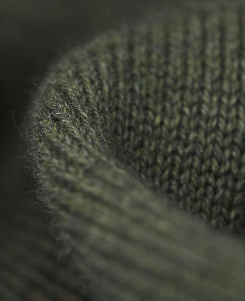 Carn 1/4 Zip Jumper - Green