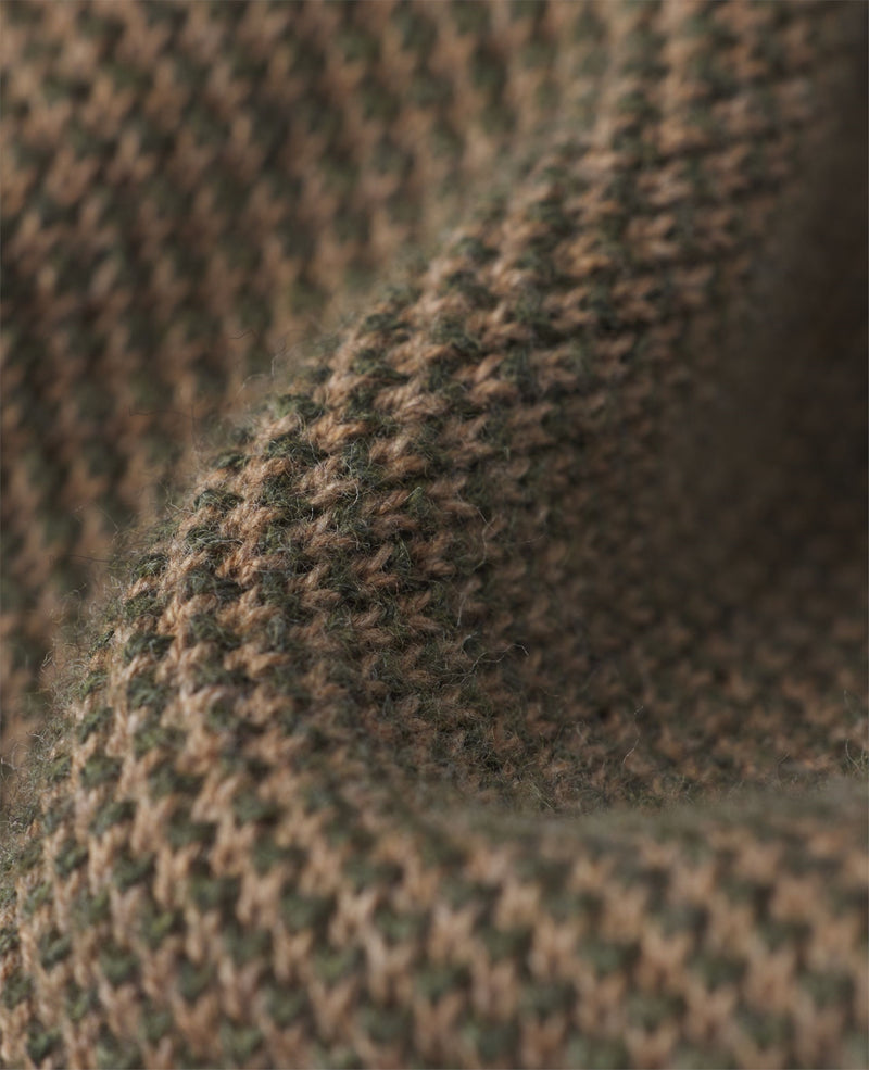 Charlie Round Neck Jumper - Brown Olive