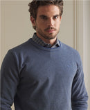 Charlie Round Neck Jumper - Blue Grey