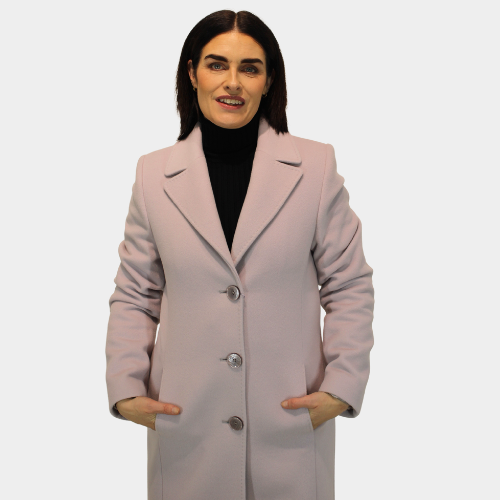 Stitch Pocket Coat - Mushroom