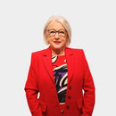 Boiled Wool Blazer - Red