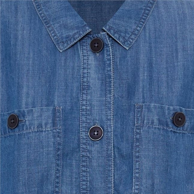 Back In Bloom Cardigan - Blue Denim