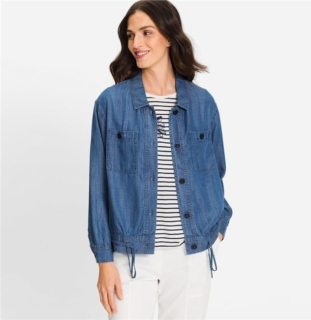 Back In Bloom Cardigan - Blue Denim