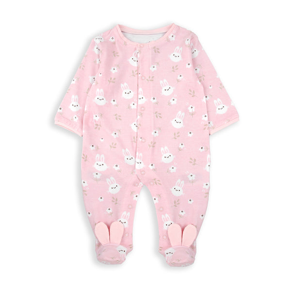 Long Sleeve Romper - Pink