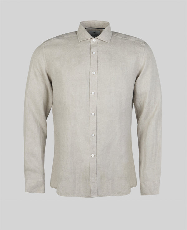 Kilbeg Tailored Washed Shirt - Beige