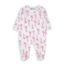 Long Sleeve Romper - Coral