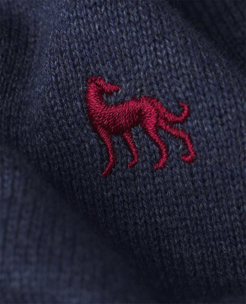 Carn 1/4 Zip Jumper - Navy