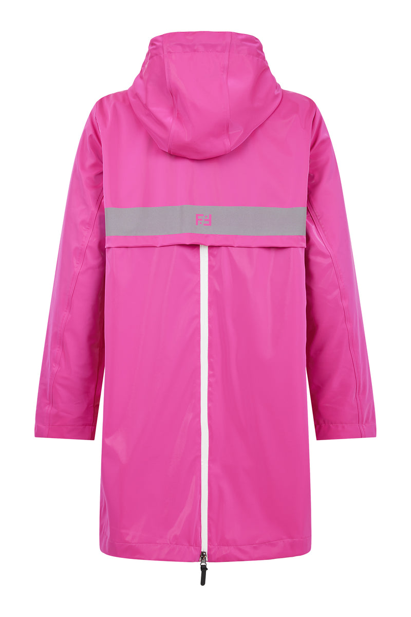 Mid Length Rainjacket - Fuschia