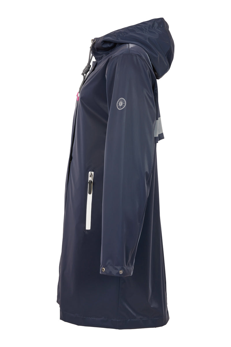 Mid Length Rainjacket - Navy