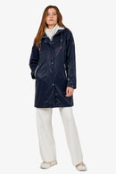 Mid Length Rainjacket - Navy
