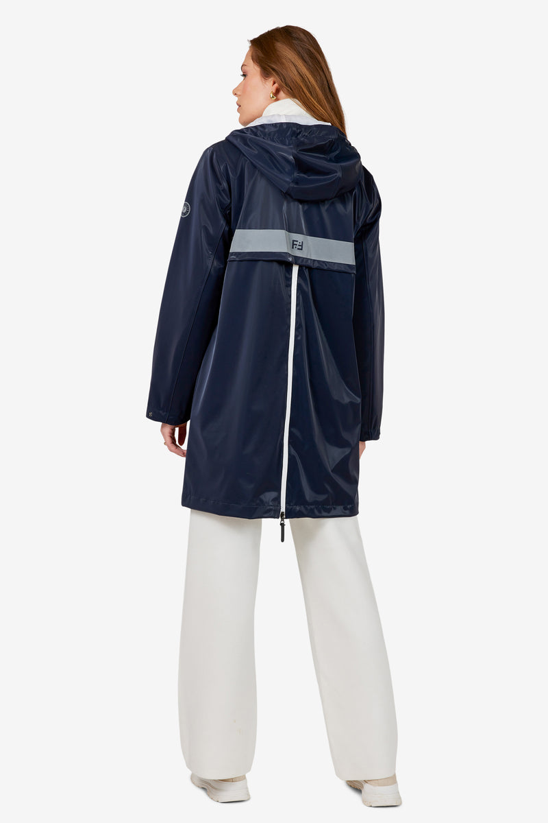 Mid Length Rainjacket - Navy