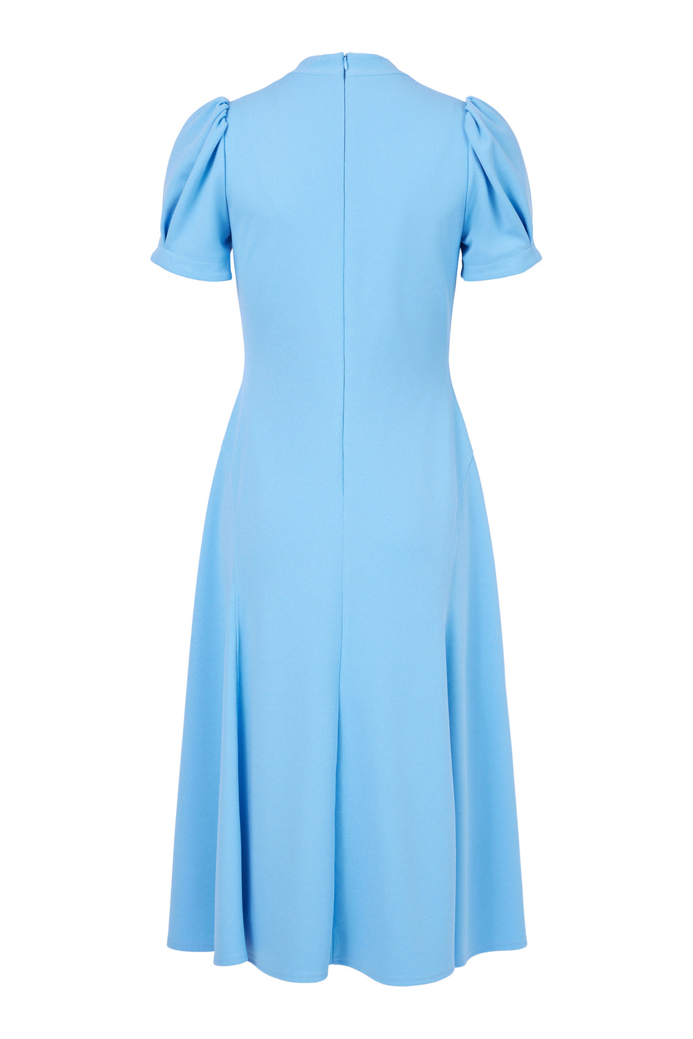 white long dress backless Light Blue V Neck Simple Elegant Red Ball Gown Prom Dress main image 0