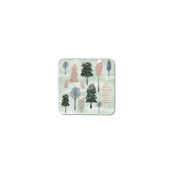 Christmas Forest Set of 6 Coasters