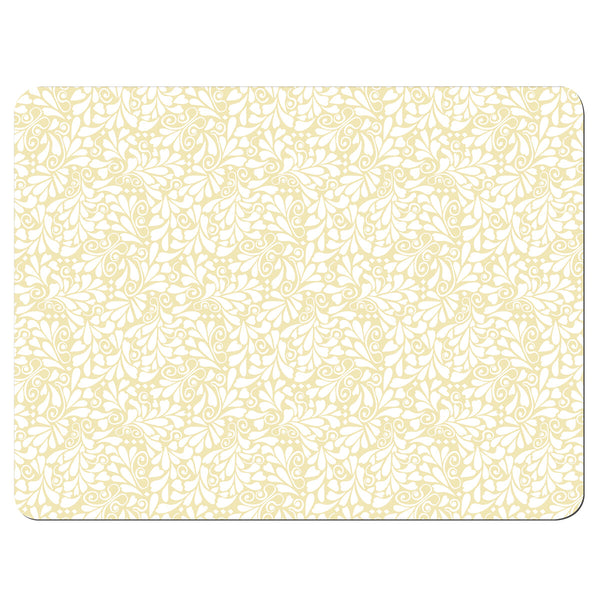 Gold Motif Set of 6 Placemats