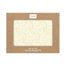 Gold Motif Set of 6 Placemats