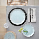 Black Natural Round Set of 4 Placemats
