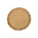 Tan Natural Round Set of 4 Placemats