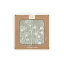 Wild Flowers Sage Green Set of 6 Coasters