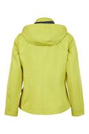 Short Rain Jacket - Lime Green/navy