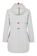 Mid Length Jacket - Grey/red