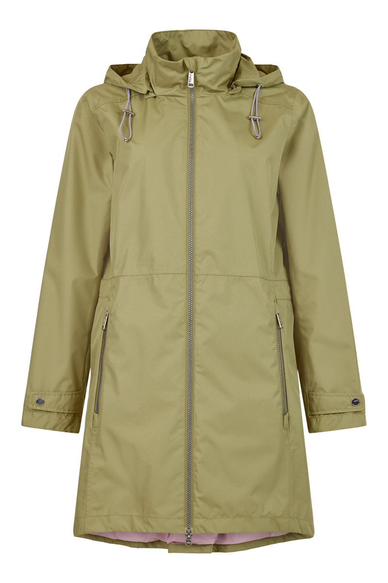 Mid Length Rainjacket - Loden Green