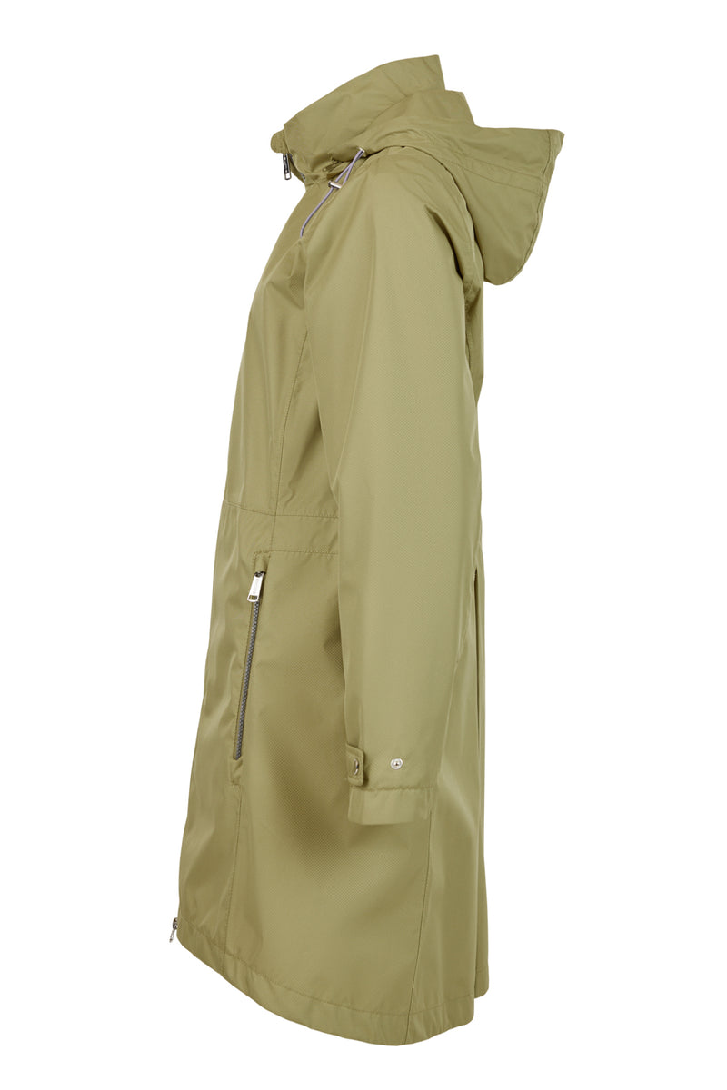 Mid Length Rainjacket - Loden Green