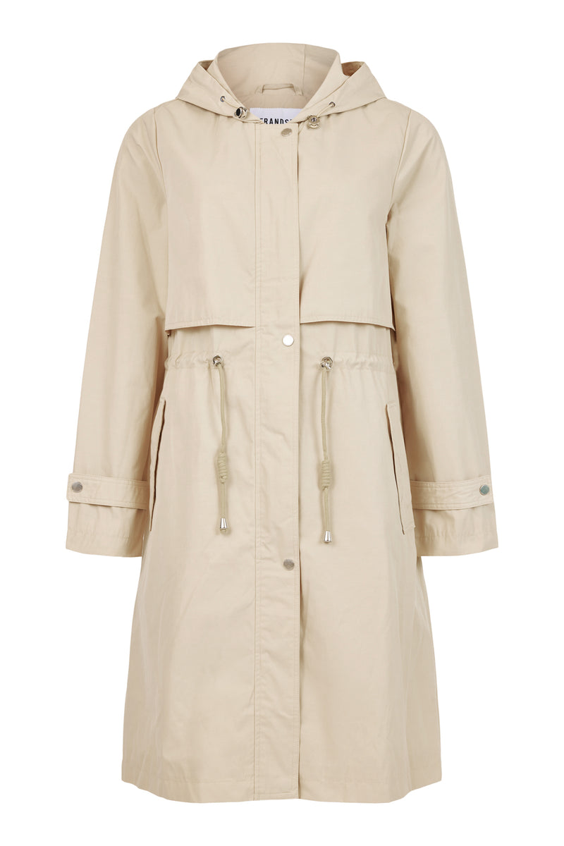 Parka Style Coat - Sand