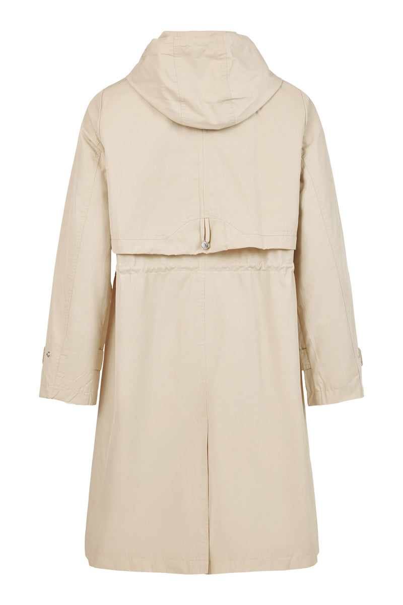 Parka Style Coat - Sand